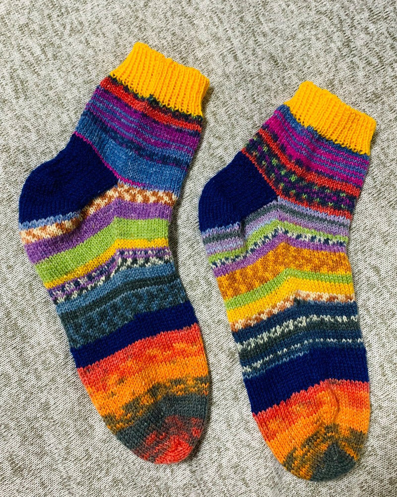 完成 手編み靴下🧦 №1～10 | ひきこもりKnitting