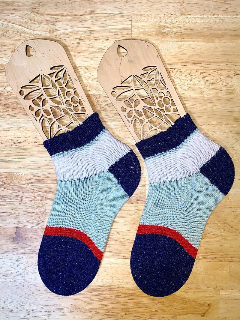 完成 手編み靴下🧦 №020