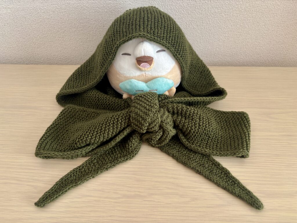 Sophie Hood(ソフィーフード)を編んでみた